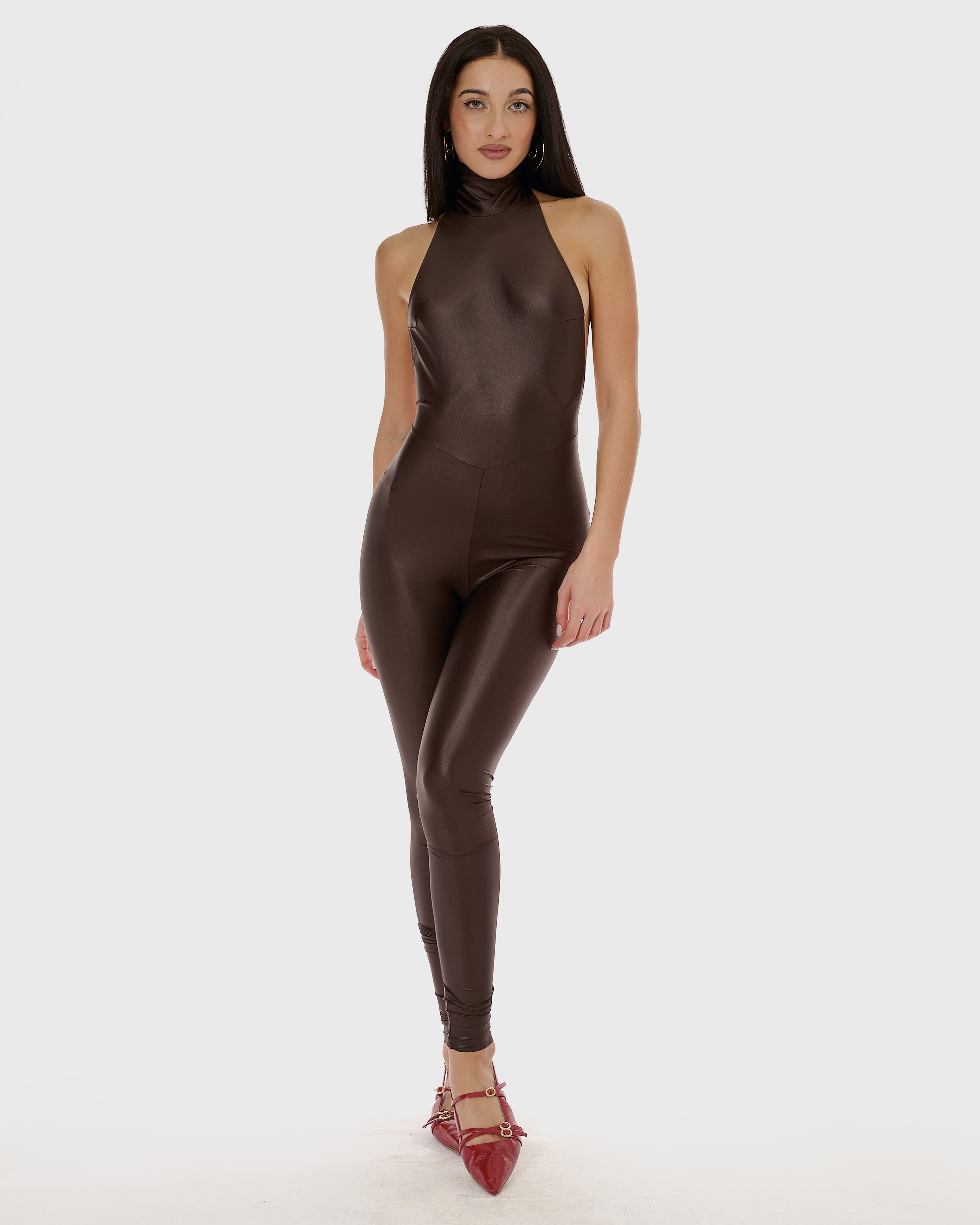 Jumpsuit Ade Pelle Marrone