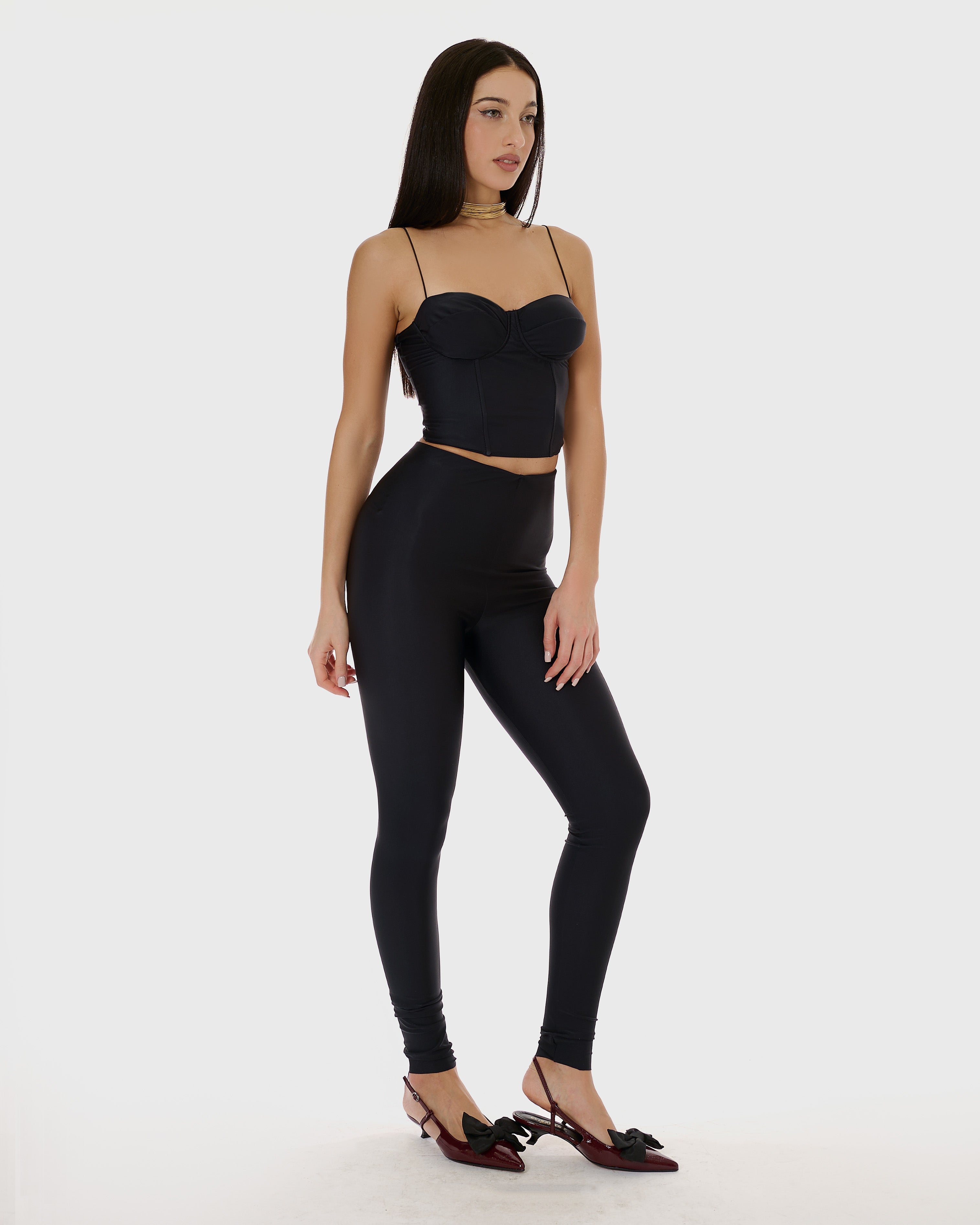 Leggings Slim Nero